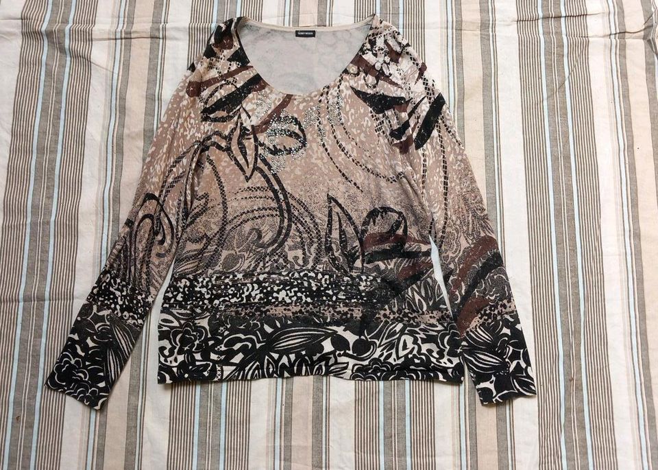 Gerry Weber Shirt Langarm Strass Größe 40 in Lübeck