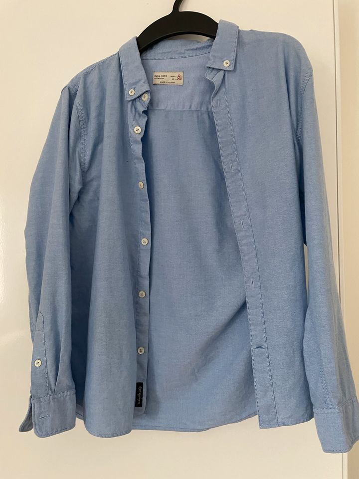 Hemd Zara Boys blau Größe 140 in Frankfurt am Main