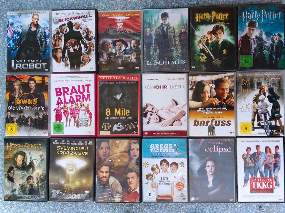 DVD Sammlung Harry Potter u.a. in Hallstadt