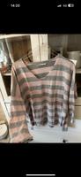 Only Strickpullover Pullover V-Ausschnitt Streifen rosa grau Nordrhein-Westfalen - Kamen Vorschau