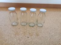 4x Glasflasche Milchflasche 0,25 l Flasche mit Deckel Nordrhein-Westfalen - Minden Vorschau