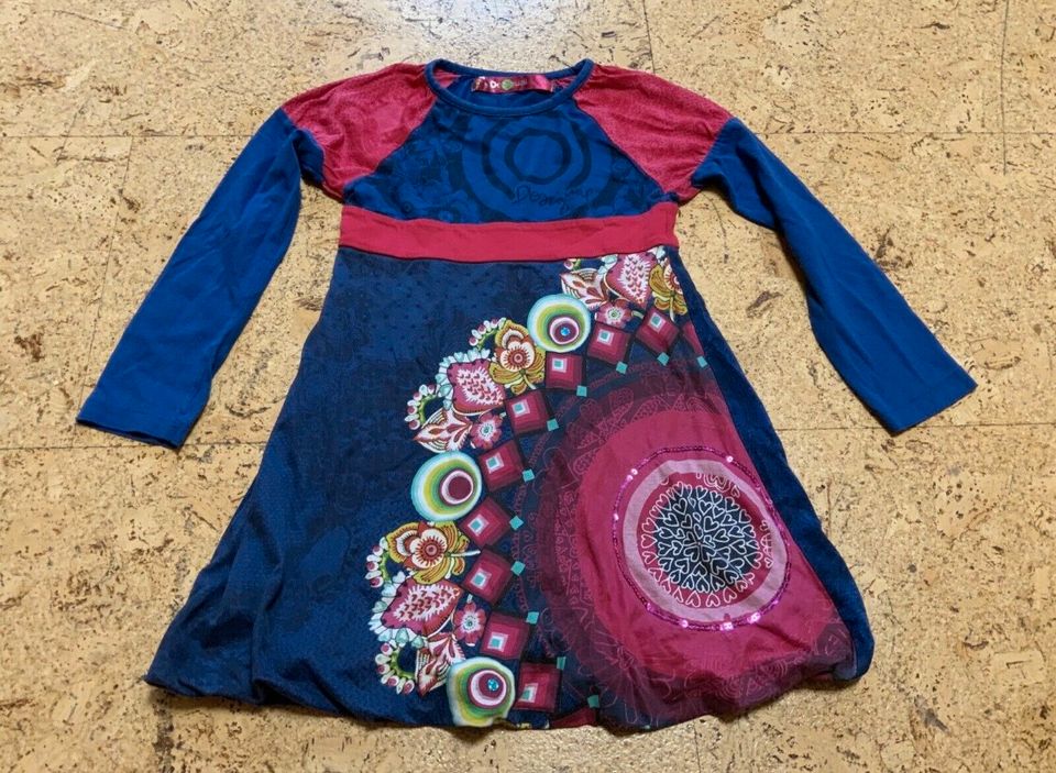 ❤️ DESIGUAL Marken Ballon Winter Kleid Gr.5/6 110 116 langarm in Nürnberg (Mittelfr)