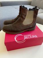 Chelsea Boots Leder Donna Carolina 42 braun Nordrhein-Westfalen - Minden Vorschau