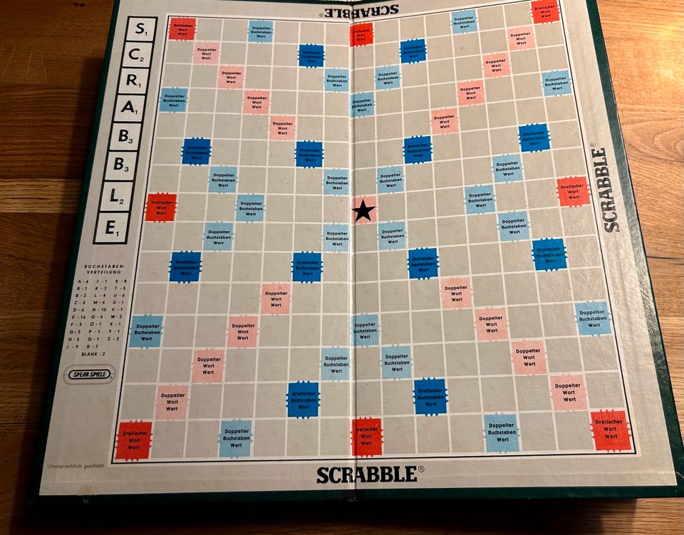 Scrabble, Spear Spiele, 26022, Holzsteine, komplett in Recklinghausen