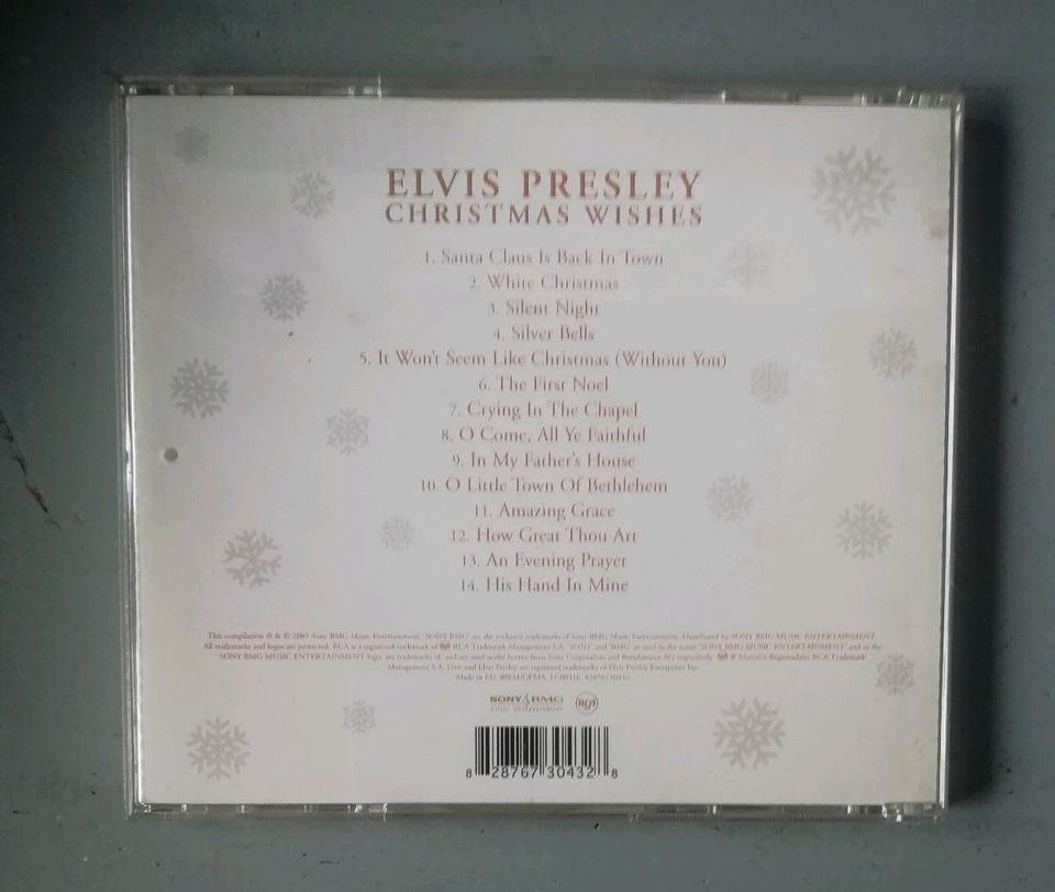 ELVIS PRESLEY CHRISTMAS WISHES WEIHNACHTS MUSIK CD! in Hamburg