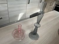 2 Kerzenhalter Glas rosa und grau skandi Nordic neuwertig Nordrhein-Westfalen - Gelsenkirchen Vorschau