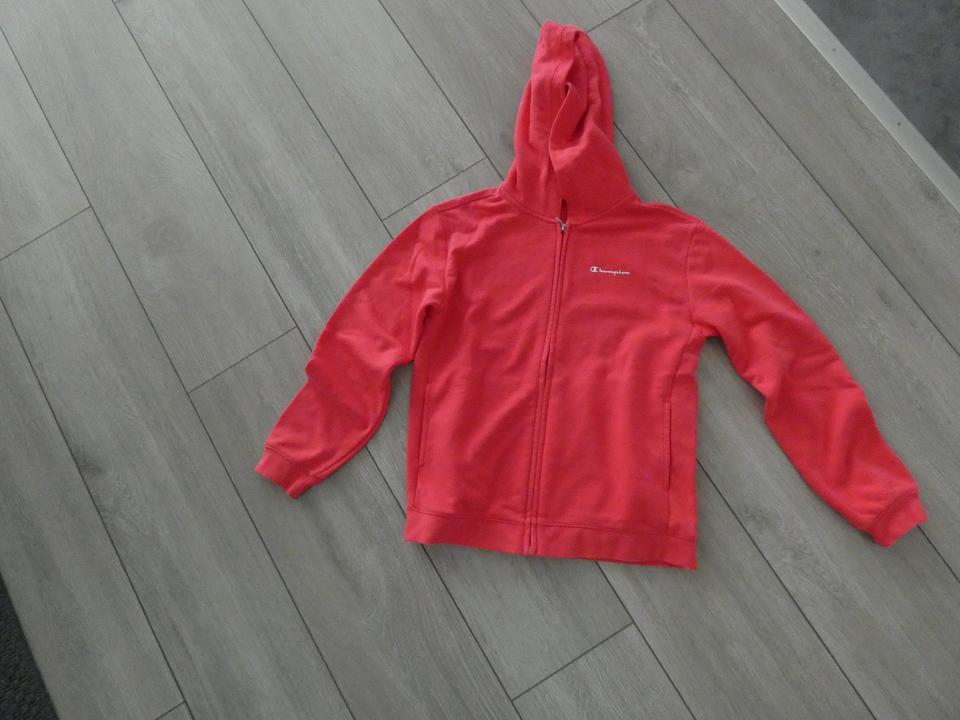 Champion Sweatjacke Pulli Pullover Kapuzenpullover, rot; Gr L in Holzgerlingen