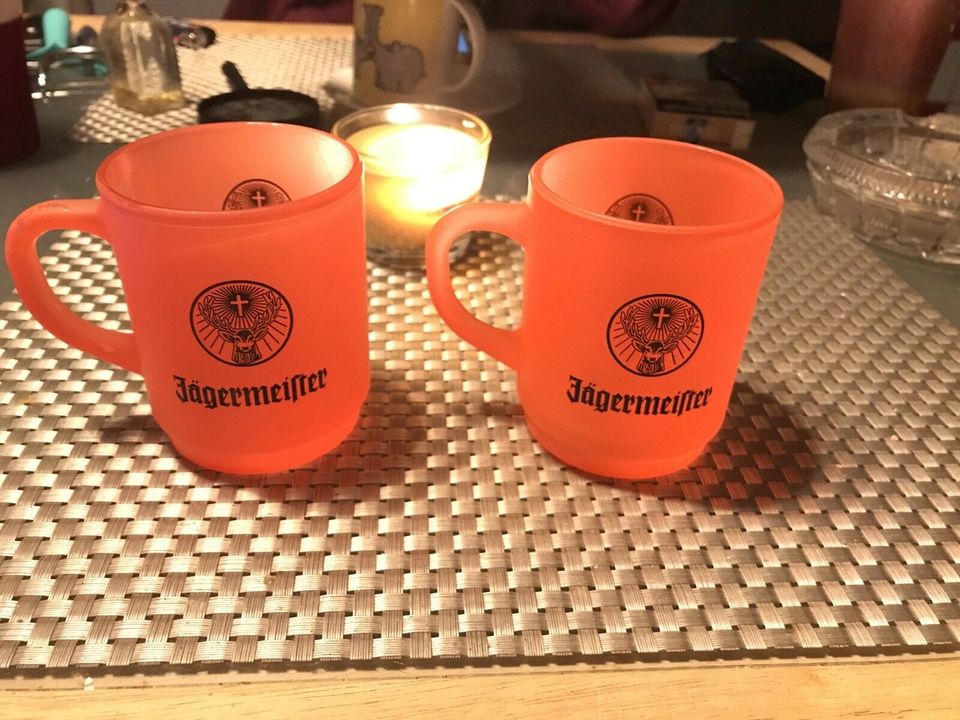 2 Stück Jägermeister Glas Tassen/ Kaffeebecher in Rostock