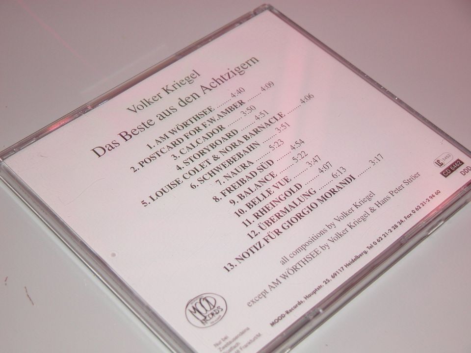 Volker Kriegel – Das Beste aus den 80ern (aus CD-Sammlung) in Billerbeck