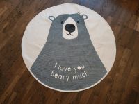 H&M Kinderzimmer Teppich i love you beary much rund top Zustand München - Schwabing-Freimann Vorschau