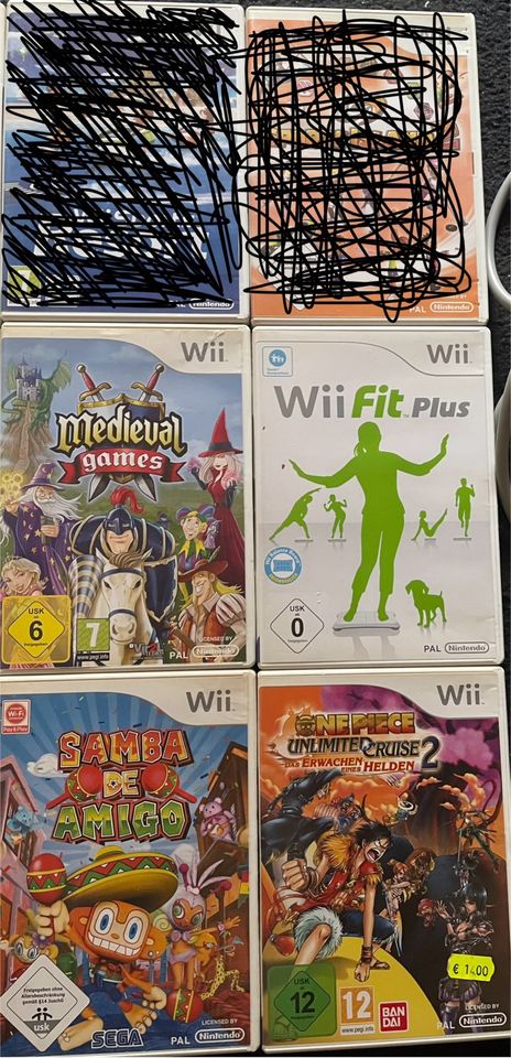 Diverse Wii Spiele (5 pro Spiel) in Sippersfeld