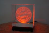 Fc Bayern Kristallwürfel 80x80x80 mm mit Beleuchtung Hessen - Flieden Vorschau