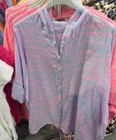 Damen Baumwolle Tunika Bluse mit Kapuze m l xl Hessen - Groß-Gerau Vorschau