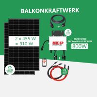 Balkonkraftwerk 910 W inkl. NEP BDM 800W mit Zubehör Rheinland-Pfalz - Maxdorf Vorschau