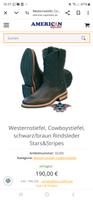 Stars N Stripes Westernboots Gr. 37 Thüringen - Westhausen - Gotha Vorschau