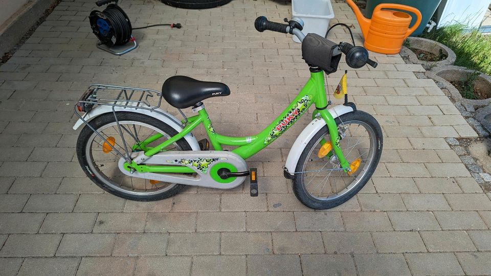 18 Zoll Puky Fahrrad Kinderfahrrad grün voll funktionstüchtig in Dresden