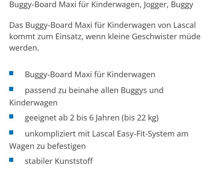 Buggy Board maxi blau in Issum