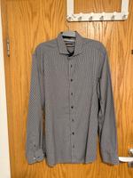 ETERNA Herren Hemd Slimfit Gr. 40 schwarz-weiß gemustert Stuttgart - Birkach Vorschau