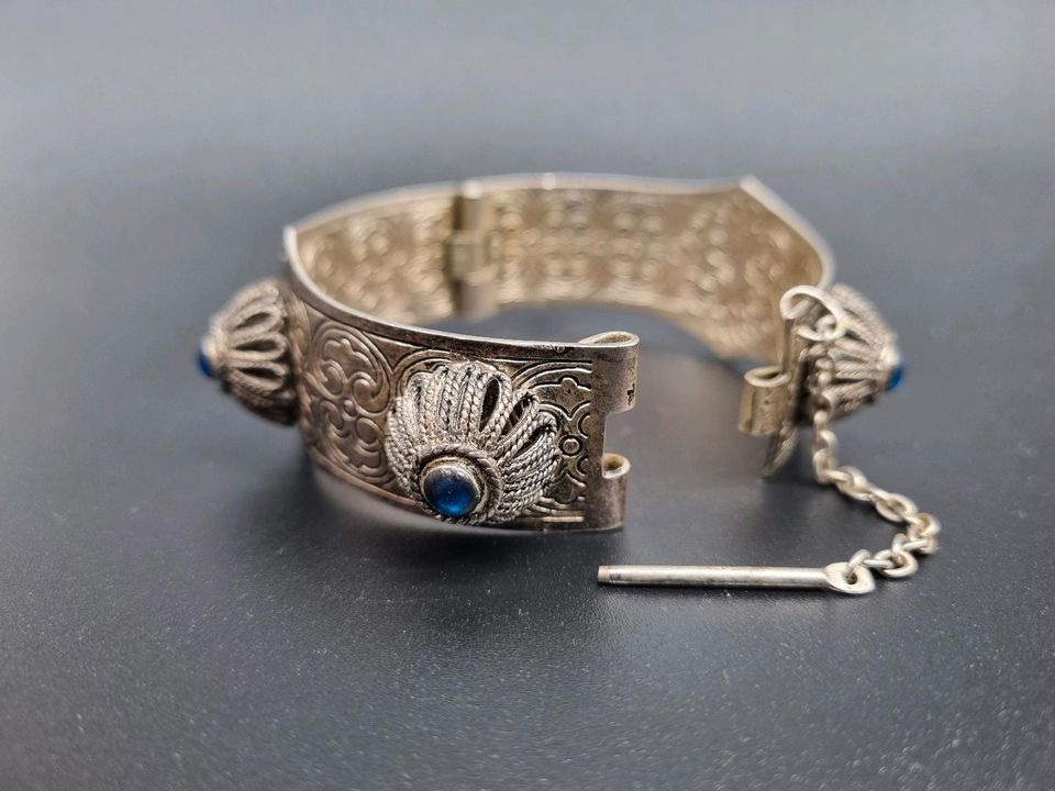 Vintage Armband / Armreif Schmuck Silberfarben in Leverkusen