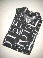 BPC Bluse schwarz LOVE Print Gr. 38/40 - auch Burberry München - Maxvorstadt Vorschau