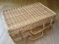 Flechtkoffer Bastkoffer Rattan Vintage Retro Deko Nordrhein-Westfalen - Extertal Vorschau