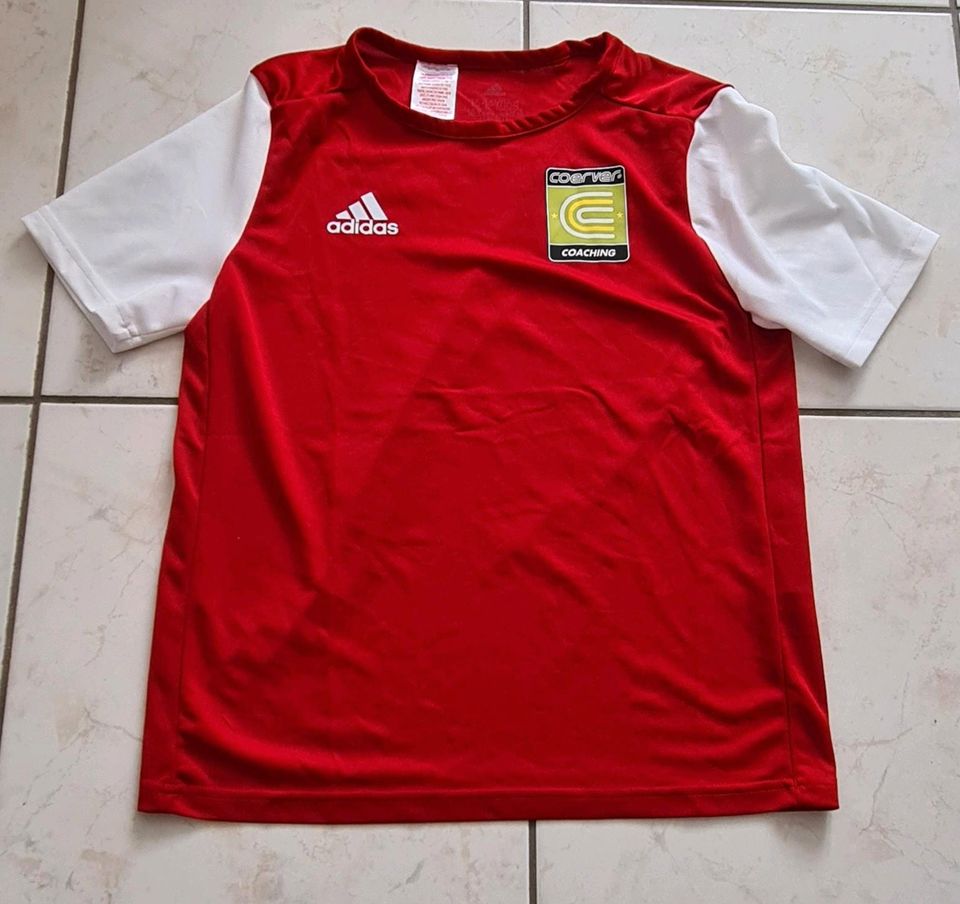 Adidas Sportshirt in rot, Gr. 164 - Coerver Fußballcamp in Rabenau