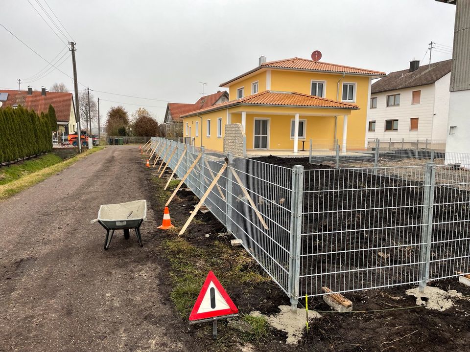 Zaun Doppelstab Doppelstabmattenzaun Gartenzaun in Königsmoos