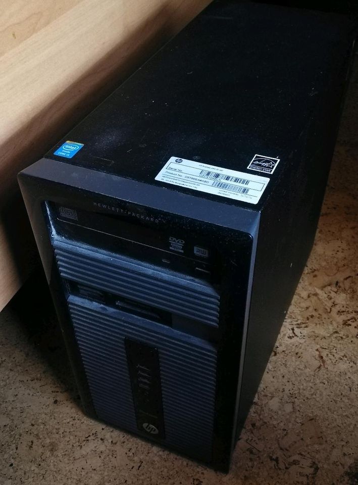 HP Miditower mit I5 4GB RAM 128GB SSD 1TB HDD W10P mit Tast/Maus in Wenden