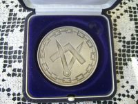 Alte Logen  ( Freimaurer )  Medaille aus Dortmund  ( Silber ) Nordrhein-Westfalen - Iserlohn Vorschau