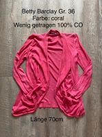 Betty Barclay Damen Strickjacke Gr. 36 S Cardigan coral rot Niedersachsen - Bohmte Vorschau