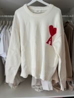 Weißer Pullover mit rotem Herz Dresden - Reick Vorschau