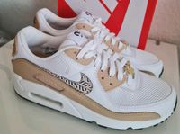 Nike W Air Max 90 Schuhe Sneaker Gr 40 weiß beige braun Stuttgart - Stuttgart-Mitte Vorschau