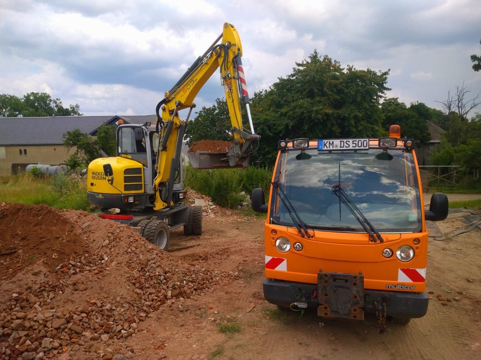 Radbagger / Mobilbagger / Radbagger Wacker Neuson MIETEN in Pulsnitz