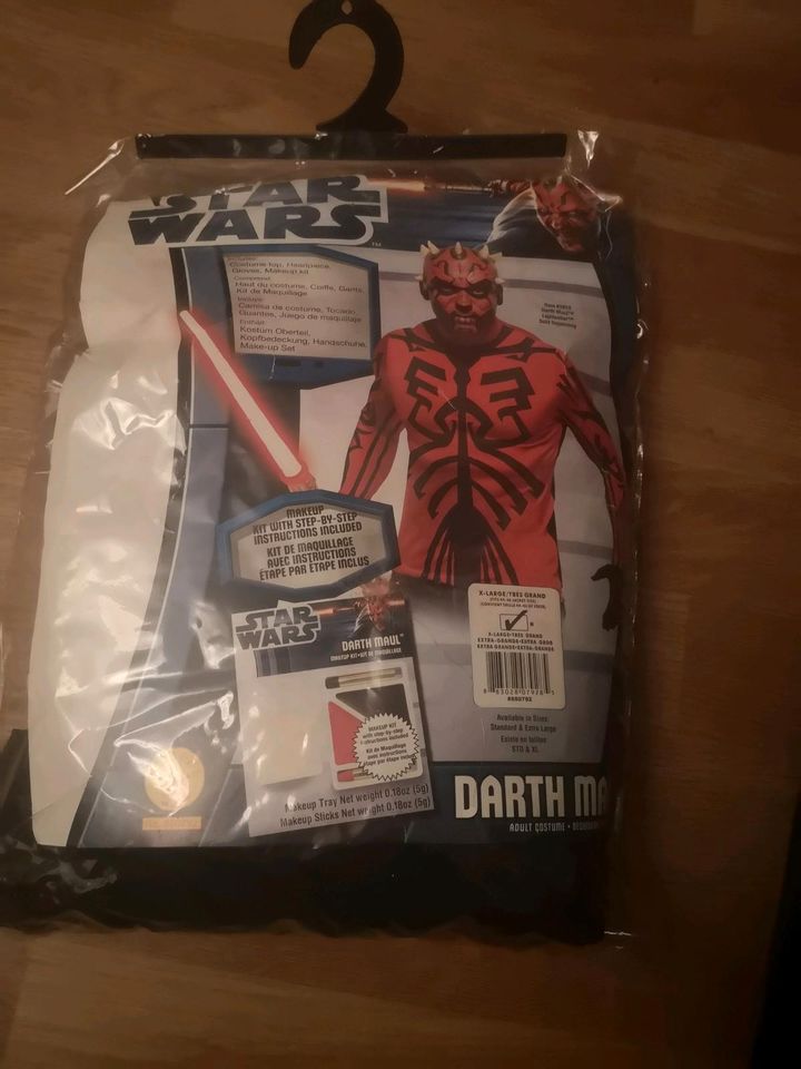 Darth Maul Star Wars Kostüm in Xl in Freiburg im Breisgau