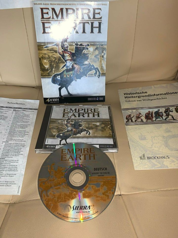 Empire Earth PC Spiel mit Key Sammler neuw. Zustand unbenutzt in Chemnitz