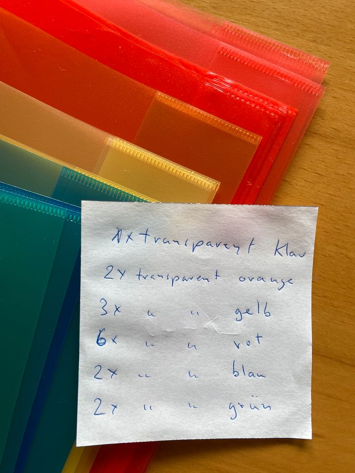 DIN A5 Einbandfolien transparent, neu! Hausaufgaben-/Vokabelheft in Waiblingen