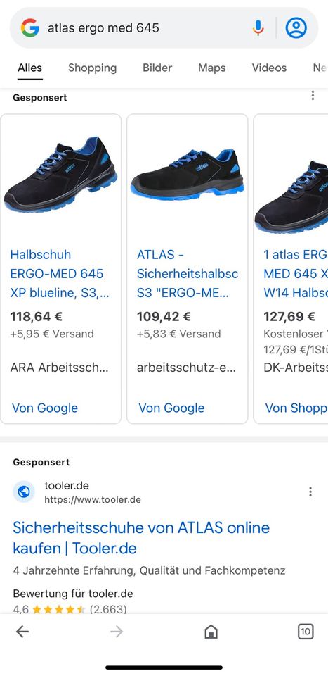 Sicherheitsschuhe in ESD | Asperg Kleinanzeigen XP - neu Atlas 36 jetzt Kleinanzeigen eBay S3 ist 645 ERGO-MED Baden-Württemberg ovp