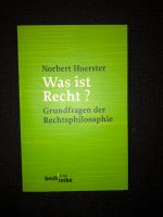 Buch "Was ist Recht?" von Norbert Hoerster Baden-Württemberg - Leinfelden-Echterdingen Vorschau