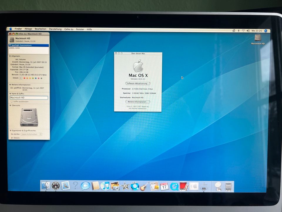 Apple iMac 20 Zoll Core 2 Duo mit dvd Laufwerk in Hamburg