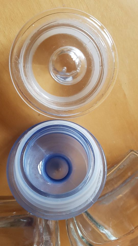 5x Vintage Glas Vorratsdose Bonbonglas Bonboniere Sirykid Gewürze in Borgentreich