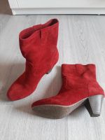 Rote Stiefel / Stiefeletten  Schuhe gr. 39 Hessen - Bad König Vorschau