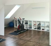 Spiegelwand 200 hoch 150 breit - Home Gym - Tanz Studio - Spiegel Hessen - Wahlsburg Vorschau