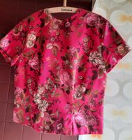 Vintage Bluse, blumenmuster, rot, Größe 38 Baden-Württemberg - Bad Ditzenbach Vorschau