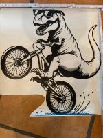 Wandtattoo „ cooler Dino auf Bike“ Baden-Württemberg - Endingen Vorschau