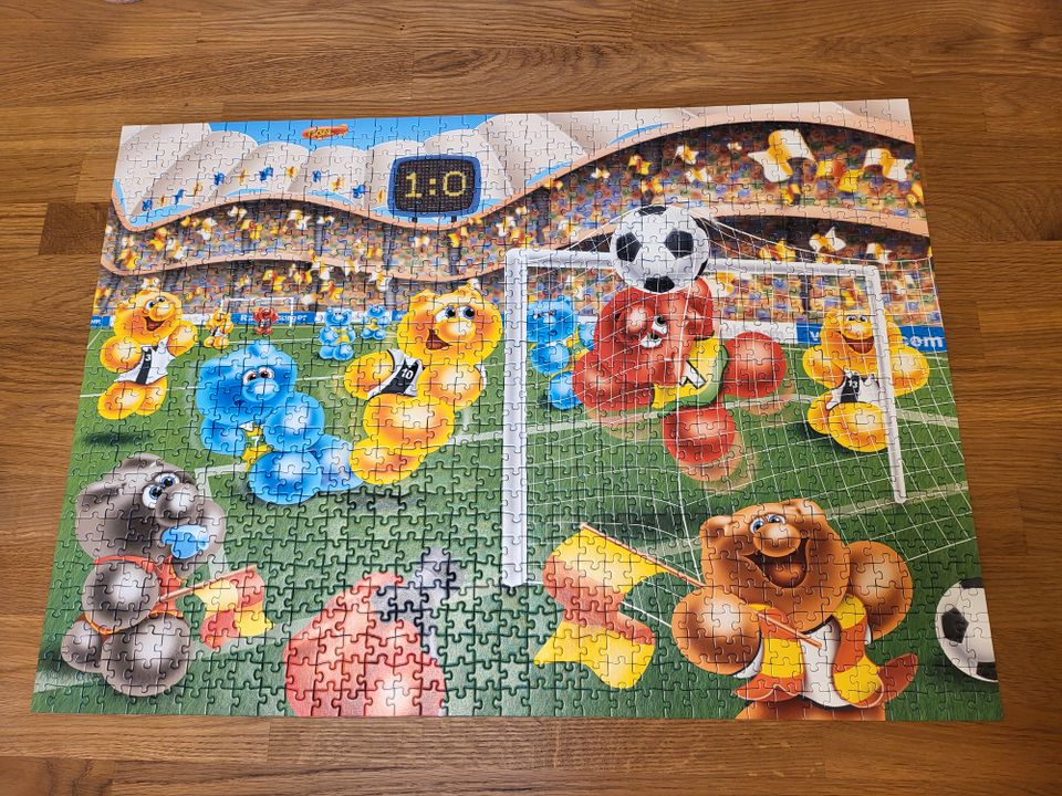 Gelini Schuss und Tor! Puzzle 1000 VOLLSTÄNDIG 153466 in Kesselsdorf