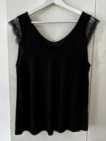 Schwarzes T-Shirt mit Spitze/ Größe XL Hessen - Wetzlar Vorschau