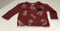 Shirt langarm Jungen Zara rot Buchstaben Größe 86 Thüringen - Zeulenroda Vorschau