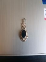 Anhänger,  Sterling Silber mit Onyx, Vintage Bayern - Nittendorf  Vorschau