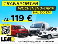 Transporter mieten // Transporter: Wochenend-Tarif inkl. 500 KM Aachen - Aachen-Brand Vorschau