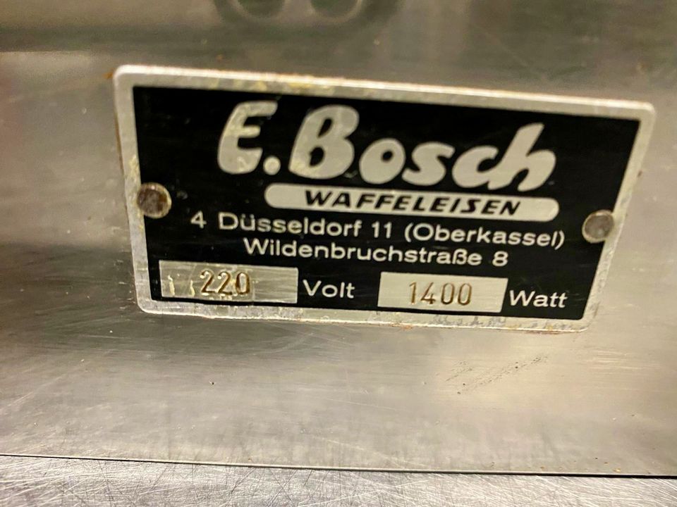 E. Bosch Waffeleisen Belgische Waffel Bäckerei Konditorei in Bielefeld